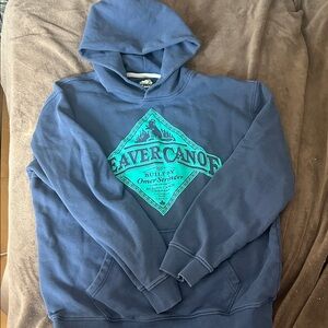 Blue Beaver Canoe Hoodie